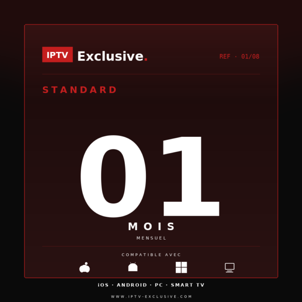 Abonnement IPTV Standard